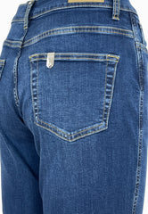 LIU-JO Jeans Carrot Risvolto Blu Denim UF5177D4874