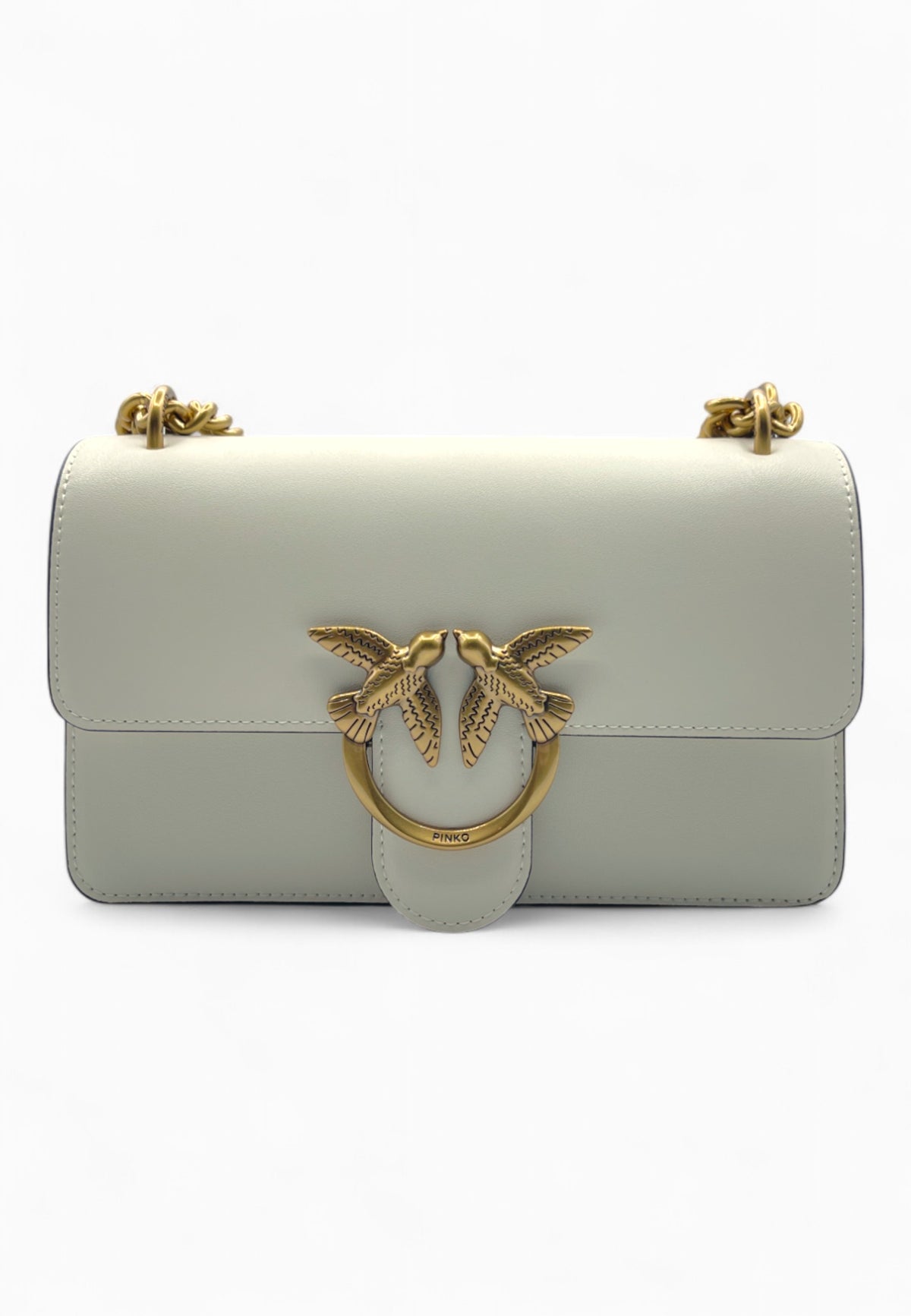 PINKO Borsa LOVE ONE MINI Bianco/Oro 100074A0F1
