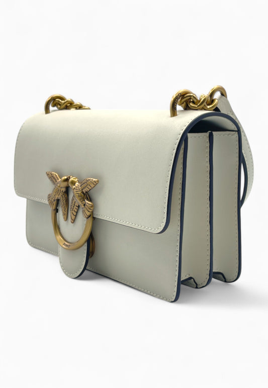 PINKO Borsa LOVE ONE MINI Bianco/Oro 100074A0F1