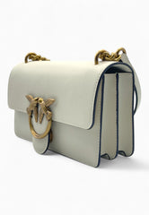 PINKO Borsa LOVE ONE MINI Bianco/Oro 100074A0F1
