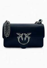 PINKO Borsa LOVE ONE MINI Nero/Argento 100074A0F1
