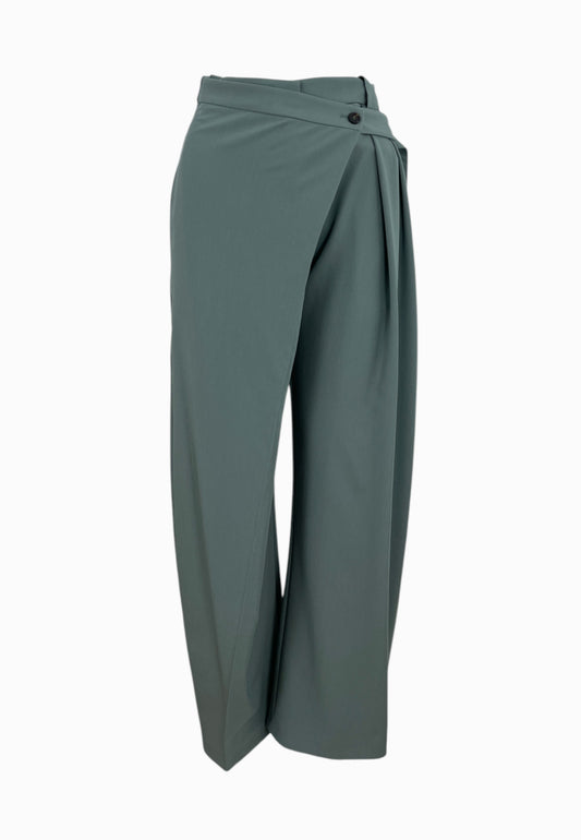 PINKO Pantalone Fluido PESCE Verde 105570A18E