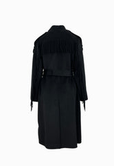 LIU-JO Trench C/Frange Nero CF5058T4627