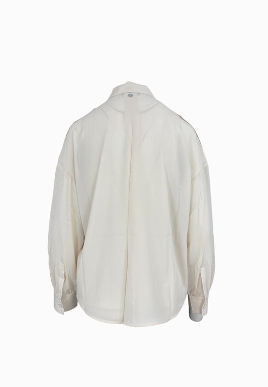 LIU-JO Camicia Tasche ECS Bianco CF5210TS109