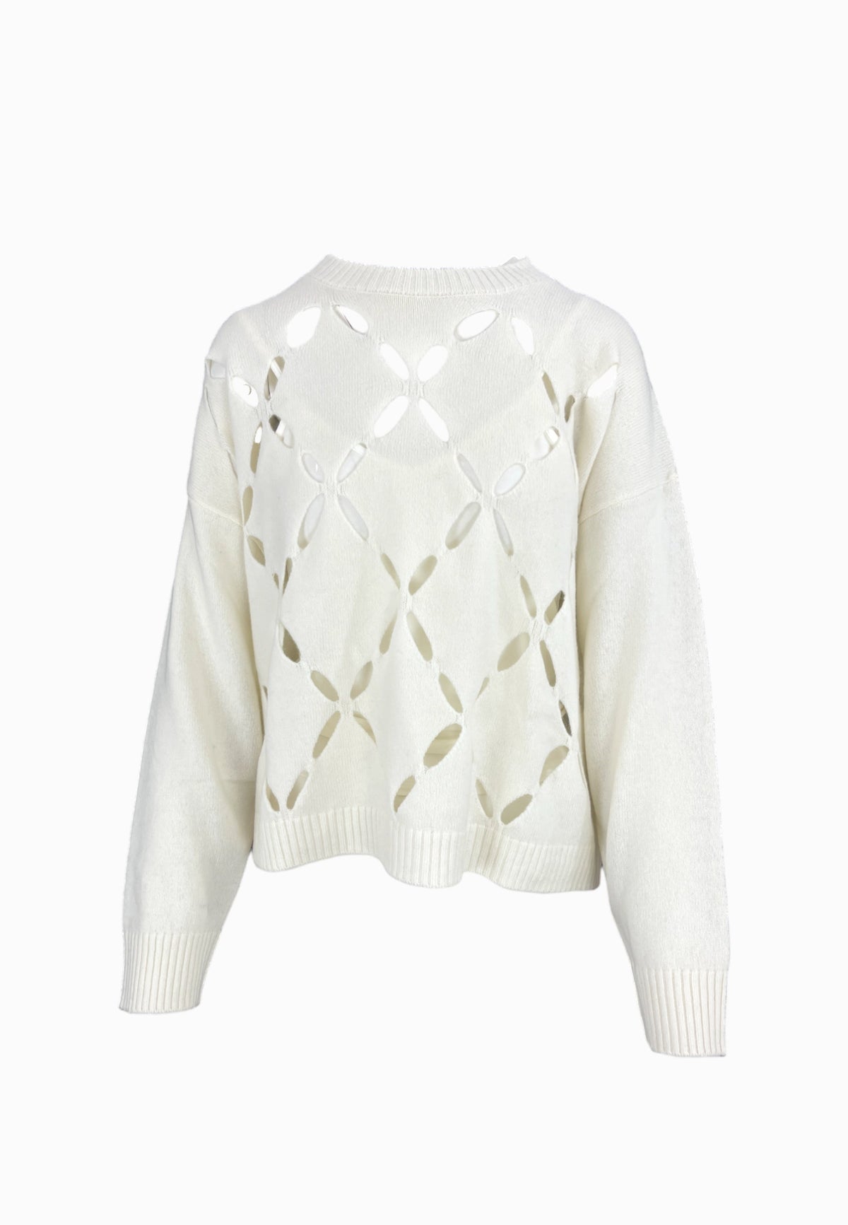 LIU-JO Maglia Chiusa ECS Bianco MF5039MS009
