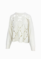 LIU-JO Maglia Chiusa ECS Bianco MF5039MS009
