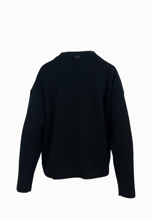 LIU-JO Maglia Chiusa ECS Nero MF5039MS009
