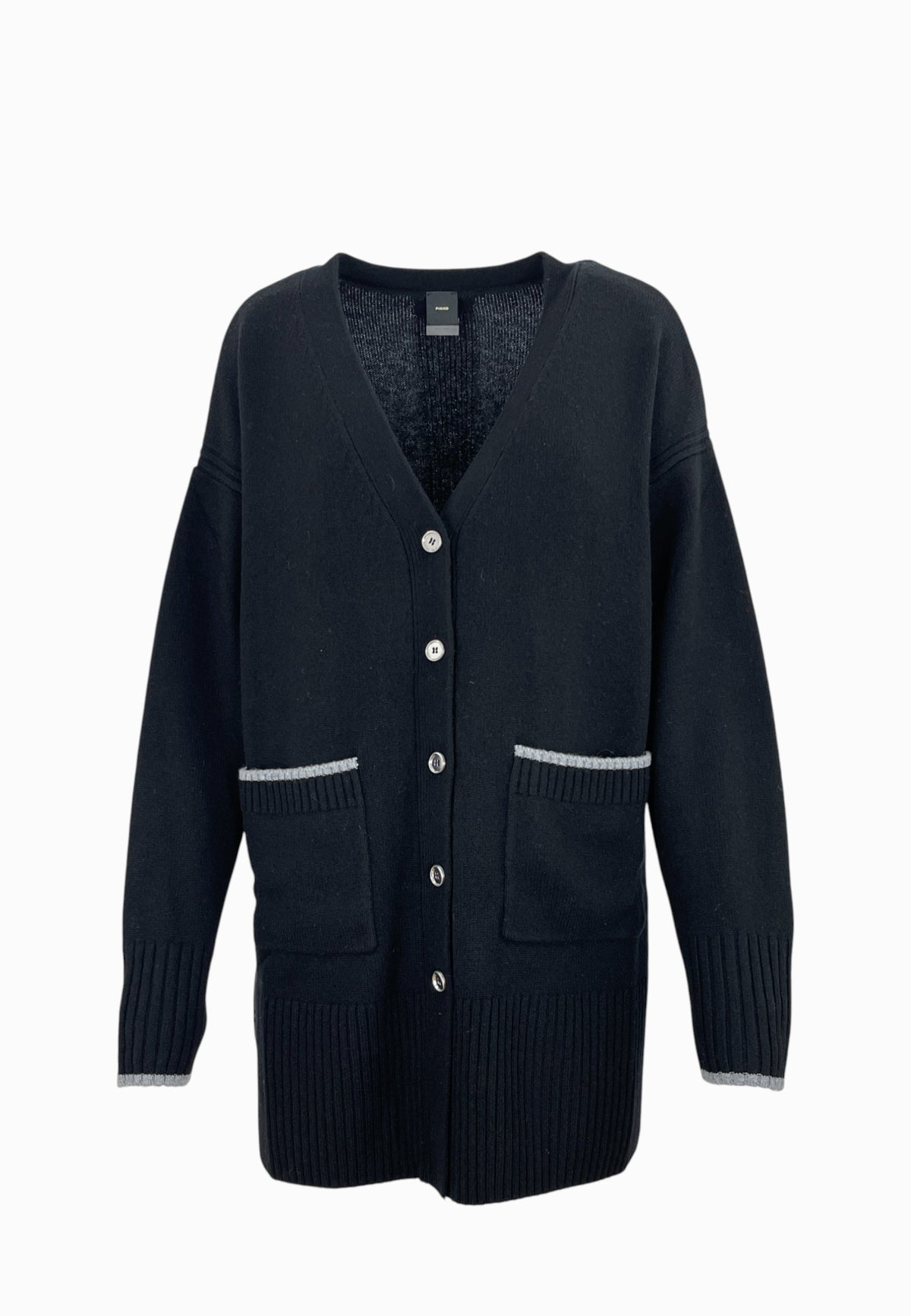 PINKO Cardigan Merino TASMANIA Nero 105451A2Q9