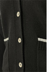 PINKO Cardigan Merino TASMANIA Nero 105451A2Q9