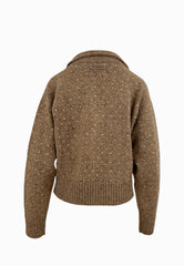 PINKO Polo Boucle NIBANI Marrone 105684A2U4