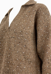 PINKO Polo Boucle NIBANI Marrone 105684A2U4