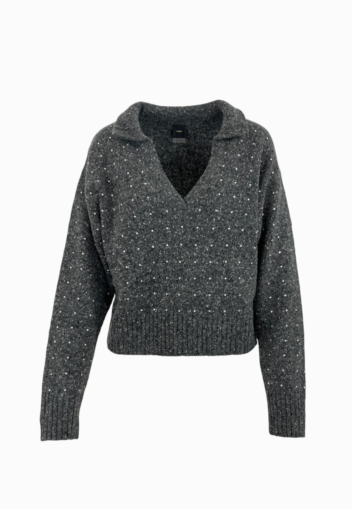PINKO Polo Boucle NIBANI Grigio 105684A2U4