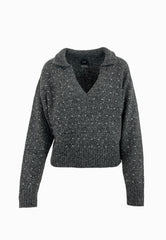 PINKO Polo Boucle NIBANI Grigio 105684A2U4