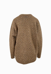 PINKO Cardigan Boucle MARCHE Marrone 105739A2U4