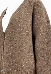 PINKO Cardigan Boucle MARCHE Marrone 105739A2U4