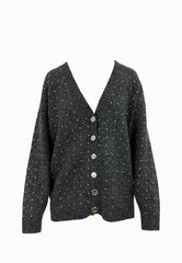 PINKO Cardigan Boucle MARCHE Grigio 105739A2U4