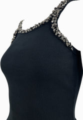 PINKO CORIANDOLI CANOTTA NERA 104109A2TM Z99