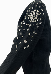 LIU-JO MAGLIA APERTA NERA CF5149MA74Q 22222