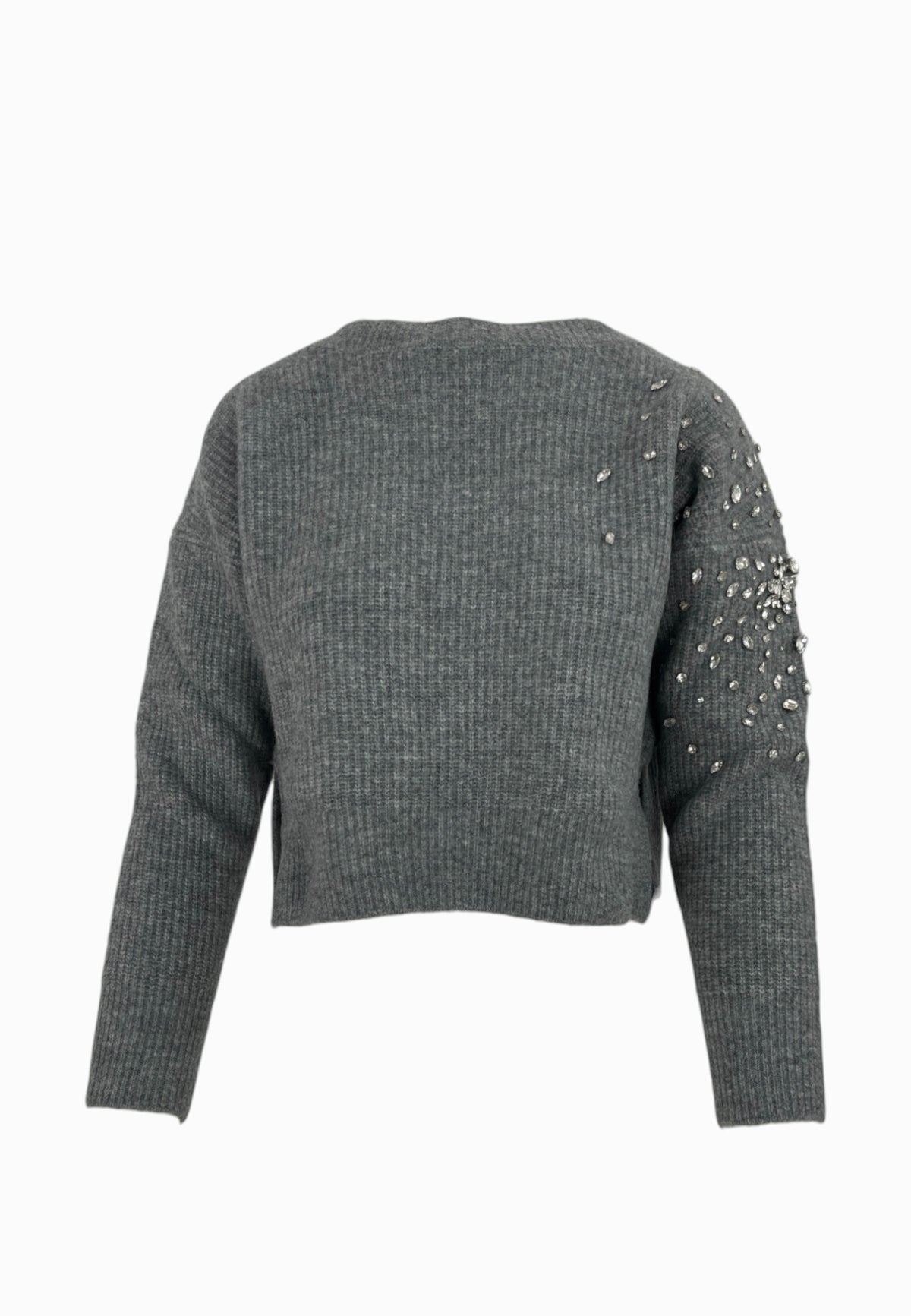 LIU-JO MAGLIA GREY MELAN CF5150MA74Q 02056