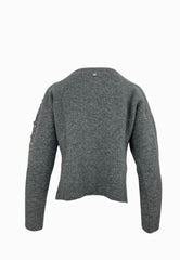 LIU-JO MAGLIA GREY MELAN CF5150MA74Q 02056