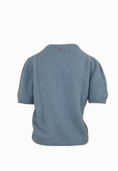 LIU-JO MAGLIA  AZZURRO CF5381MA86Q M9834