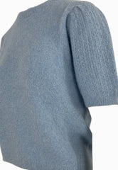 LIU-JO MAGLIA  AZZURRO CF5381MA86Q M9834