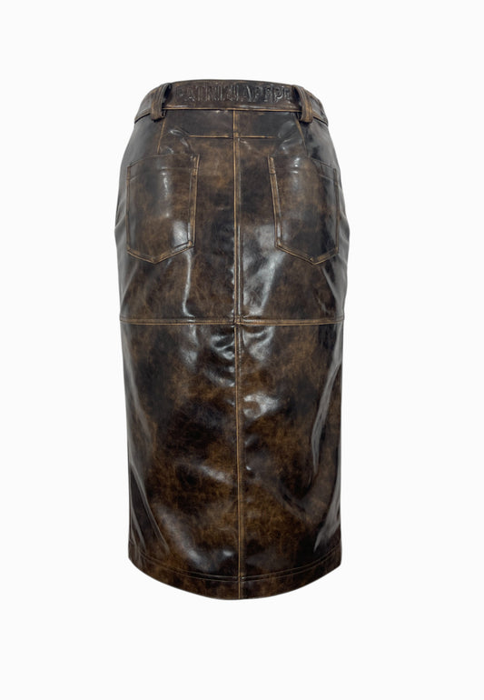 PATRIZIA PEPE Gonna Marrone 8G0463E064