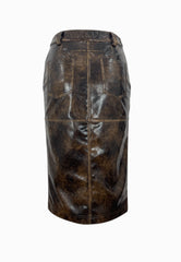 PATRIZIA PEPE Gonna Marrone 8G0463E064