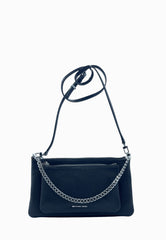 MICHEAL KORS BORSA TRACOLLA NERO-ARGENTO
