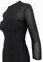 PINKO GIOSTRA ABITO NERO 105548A2Q3 Z99
