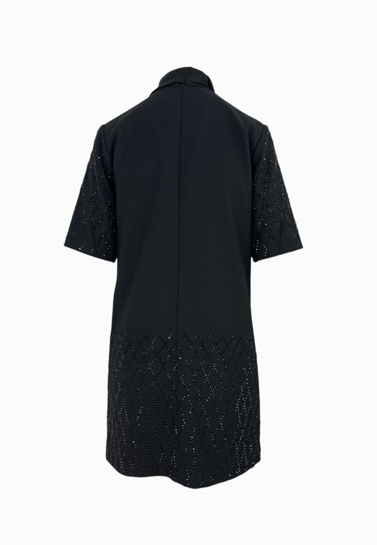 PINKO LIPOGRAMMA ABITO NERO STRASS 105523A2PO Z99