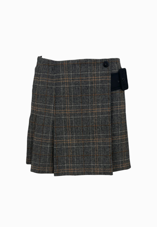 PINKO CONSOLATA GONNA CHECK MULTI BEIGE