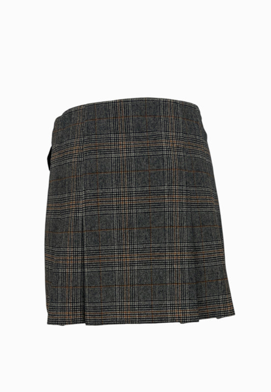 PINKO CONSOLATA GONNA CHECK MULTI BEIGE