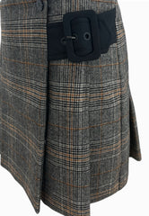 PINKO CONSOLATA GONNA CHECK MULTI BEIGE