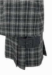 PINKO ALETA ABITO CHECK MULTI NERO 106146A36M ZC8