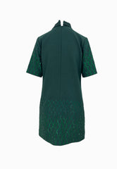 PINKO Abito Poly LIPOGRAMMA Verde 105523A2PO