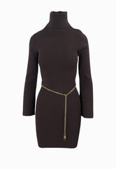 MICHAEL KORS Abito Viscosa Marrone MF583C633D