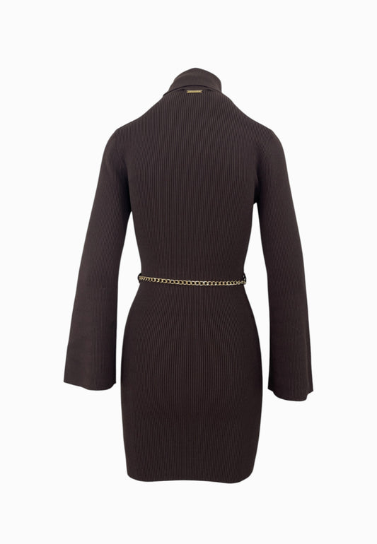 MICHAEL KORS Abito Viscosa Marrone MF583C633D