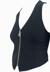 PATRIZIA PEPE GILET NERO