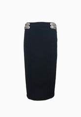 PINKO CHELA GONNA CREPE NERA