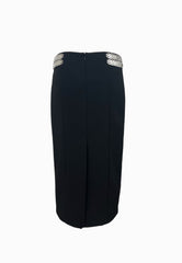 PINKO CHELA GONNA CREPE NERA