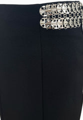 PINKO CHELA GONNA CREPE NERA