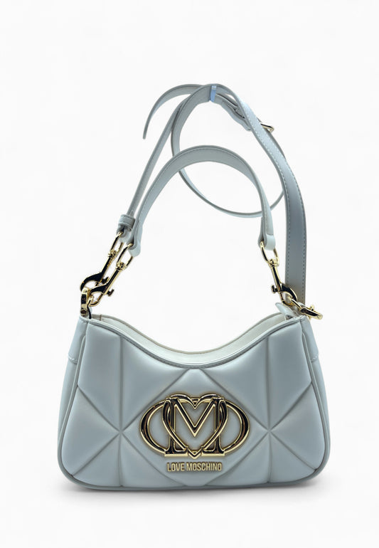 LOVE MOSCHINO BORSA TRACOLLA AVORIO