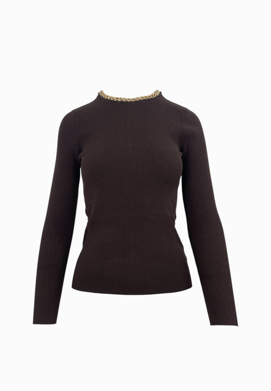 MICHEAL KORS MAGLIA CHOCOLATE