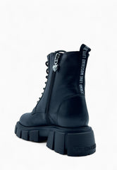 LOVE MOSCHINO ANFIBIO NERO LISCIO