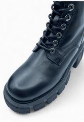 LOVE MOSCHINO ANFIBIO NERO LISCIO