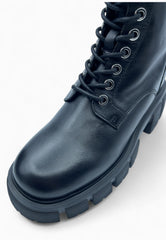 LOVE MOSCHINO ANFIBIO NERO LISCIO