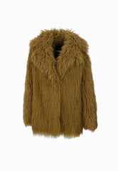 PATRIZIA PEPE ECOPELLICCIA MONGOLIA URBAN BEIGE