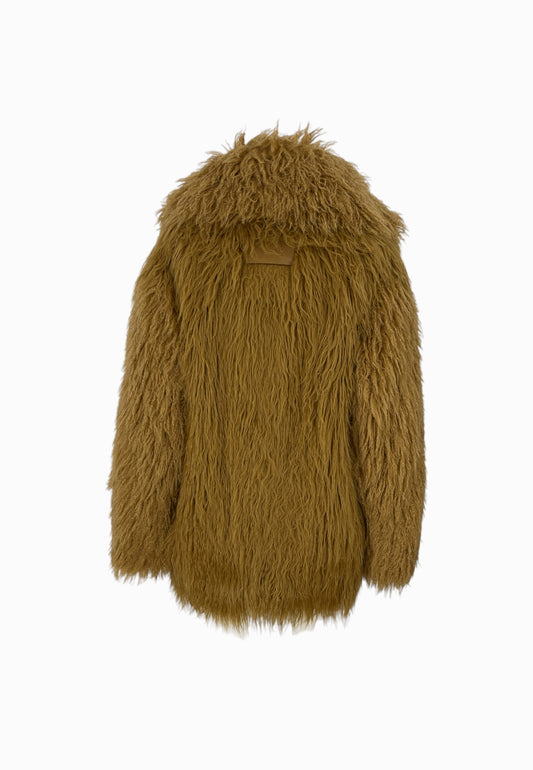 PATRIZIA PEPE ECOPELLICCIA MONGOLIA URBAN BEIGE