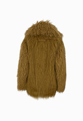 PATRIZIA PEPE ECOPELLICCIA MONGOLIA URBAN BEIGE